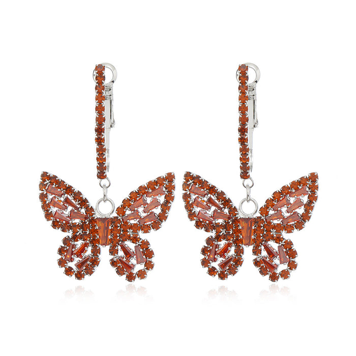 Wholesale Butterfly knot simple earrings