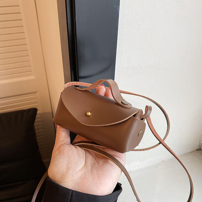 Wholesale Children's bag retro concave design crossbody bag super baby coin purse