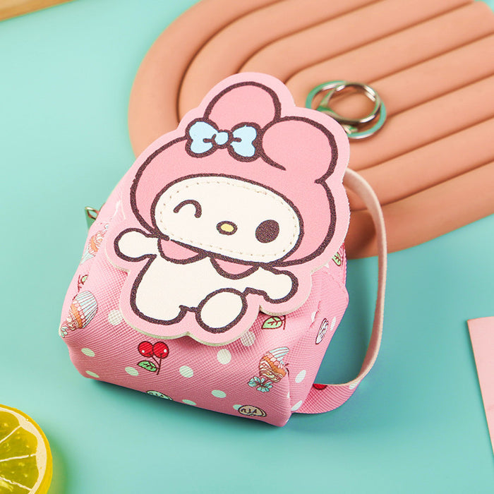 Wholesale PU Cartoon Cute Sanrio Kuromiya Melody Mini Wallet JDC-WT-Yuny001