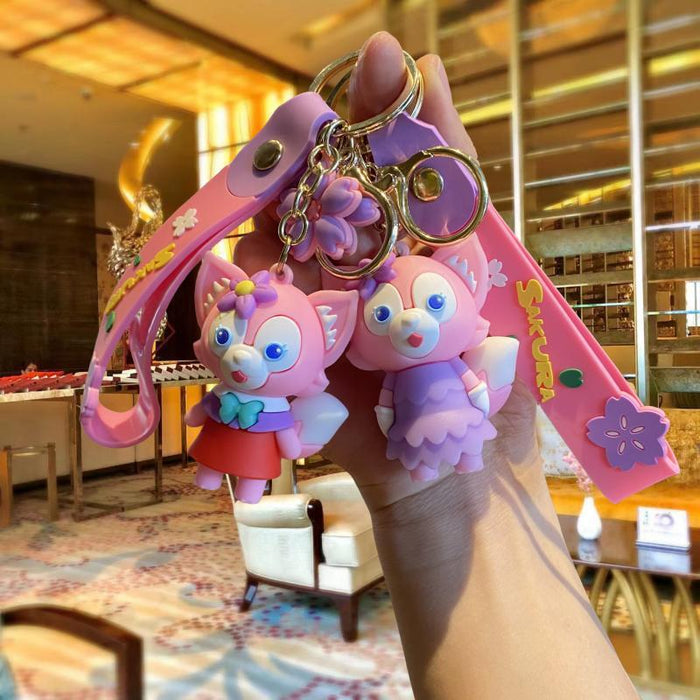 Wholesale Cute 3D Doll Silicone Keychain JDC-KC-MingT130