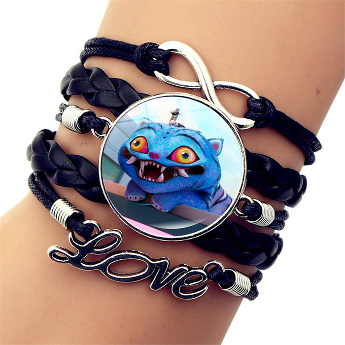 Wholesale K-POP Bracelet for Women,  Anime Cartoon Merchandise Leather Accessories