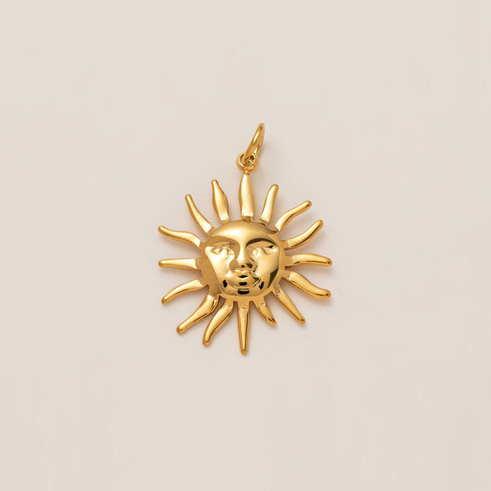 Wholesale Stainless Steel Furnace Vacuum Electroplating Jewelry Gold Pendant Beach Style Zircon Keychain Pendant