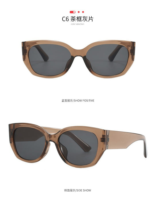 Wholesale Cat eye sunglasses, UV resistant sunglasses, versatile for women