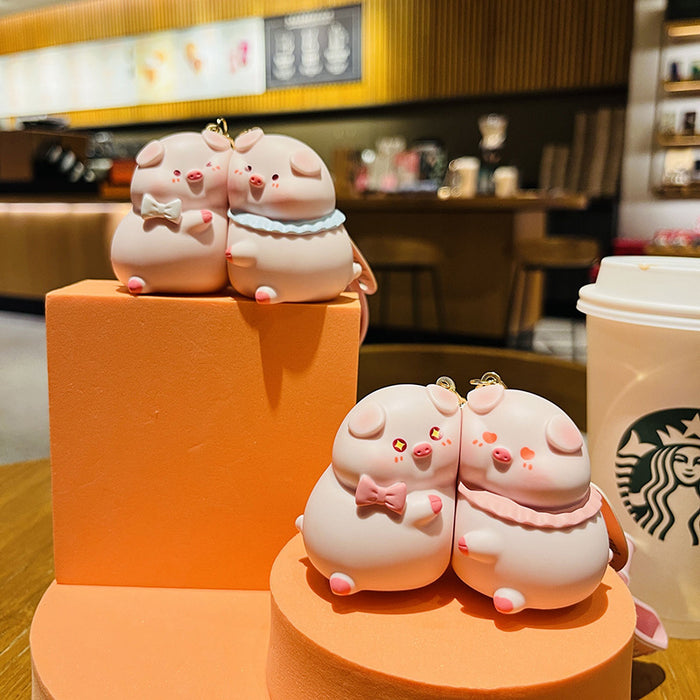 Wholesale Keychain couple, backpack pendant, creative magnetic attraction