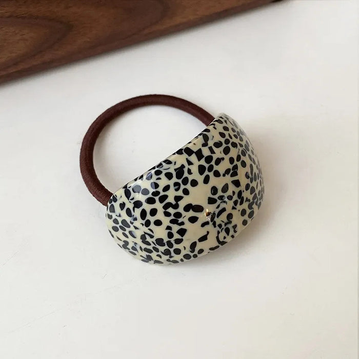 Wholesale Exquisite circular elastic band tied hair bun head semi tied hair, simple ponytail hair rope headband accessory