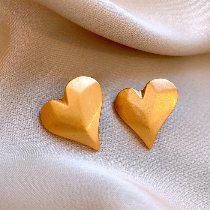 Wholesale Silver needle oil drop flower geometric earrings  summer new all-match earrings