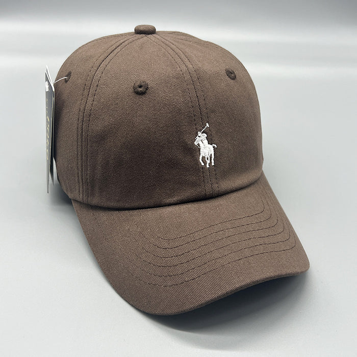 Wholesale Horse Embroidery Baseball Cap Pure Cotton Washed Cloth Unisex Sun Protection