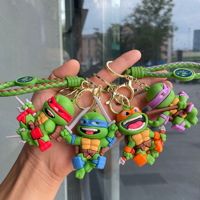 Wholesale Keychain Cartoon Turtle Doll Bag Pendant Car Keychain Pendant Doll Machine Small Gift