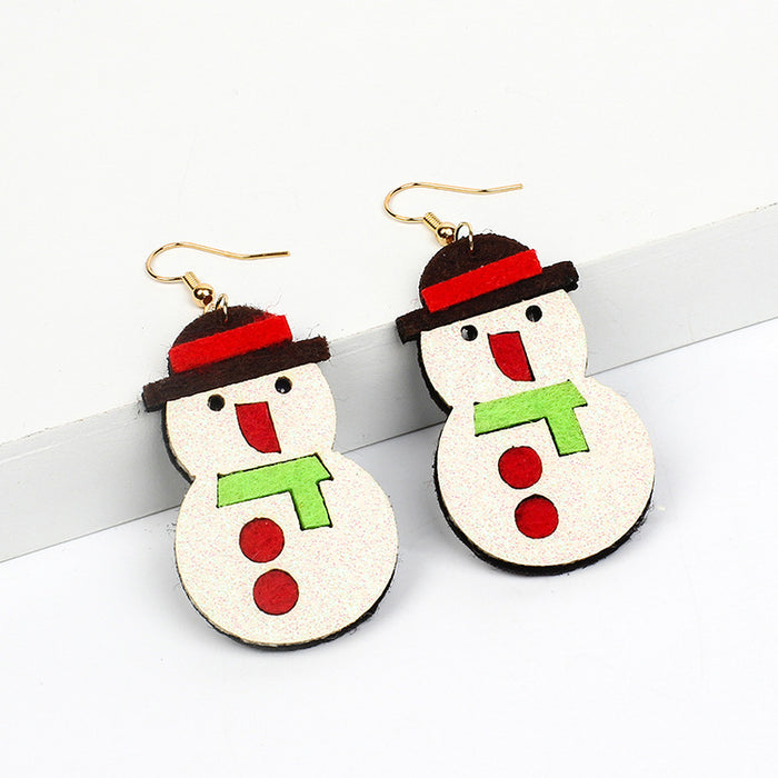 Wholesale Random Christmas Alloy Earrings JDC-ES-YiRan001