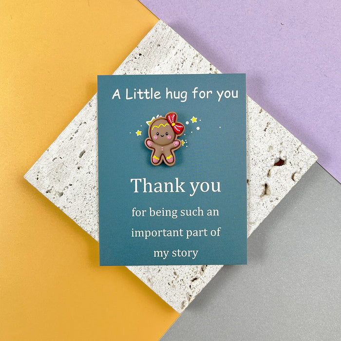 Wholesale Christmas Series Resin Pocket Hug Decorations Card