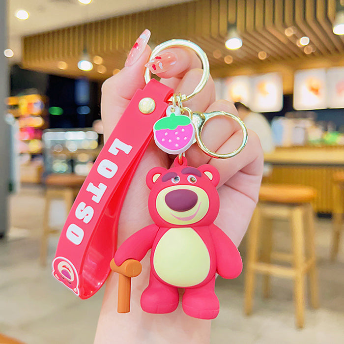 Wholesale Silicone Cartoon Doll Keychain JDC-KC-MingT099