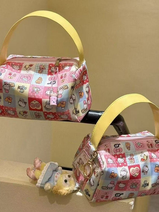 Wholesale Cartoon Cat Cosmetic Bag Chic Handbag Toiletry Travel Organizer