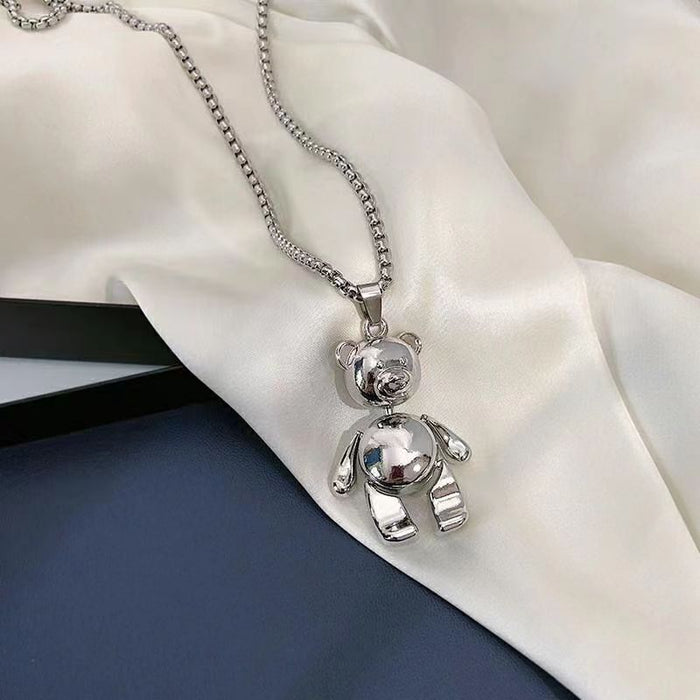 Wholesale Personalized Children's Stainless Steel Necklace JDC-NE-YSJZ009