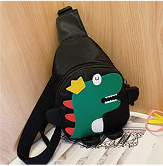 Wholesale Cartoon children's bag dinosaur children's chest bag cute girl backpack boy baby diagonal bag