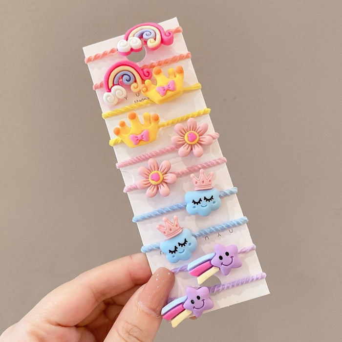 Wholesale Princess Theme Cute Small Hair Ties for Kids - Fashion Accessory Gift