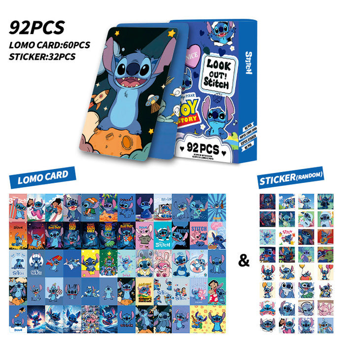 Wholesale 184pcs Double sided high-definition color printed photo card,  cartoon peripheral greeting card,  sticker,  collectible card