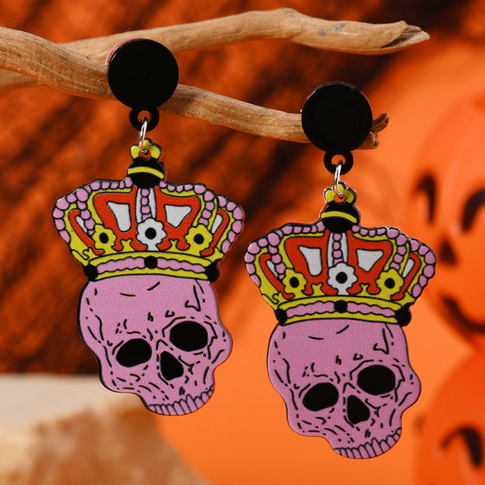 Wholesale  dark personality trend horror ghost animal funny earrings earrings