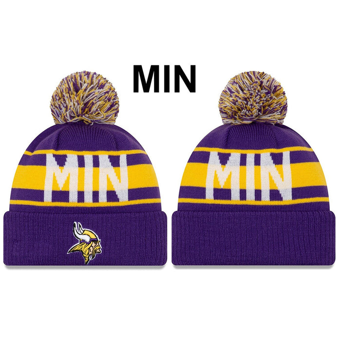 Wholesale 20pcs Wool Hat Winter Warm Wool Hat Turn-up  Embroidered Letters Rugby Hat