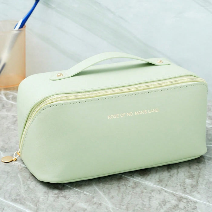 Wholesale Fashionable PU Pillow Bag, Portable Travel Storage Bag, Large Capacity Toilet Bag, Hand Enhancement Makeup Bag