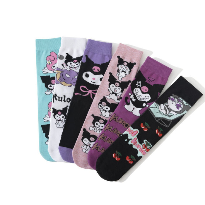 Wholesale Cute mid length trendy socks