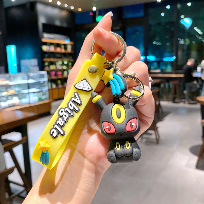 Wholesale Creative keychain cartoon figurine car keychain couple bag pendant