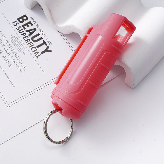 Wholesale Plastic Shell Push-type Spray Keychain JDC-KC-ZY019