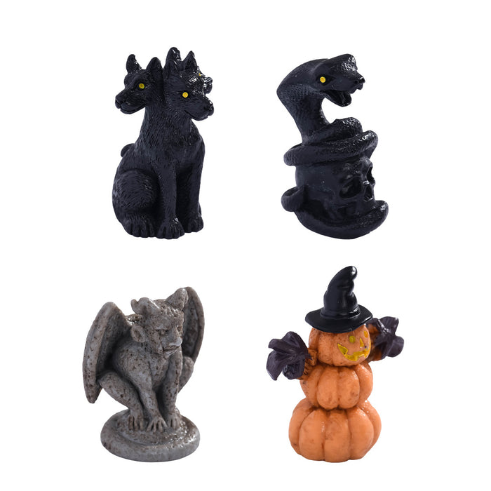 Wholesale Dark Style Resin  Figurine Decorative Ornament for Gift Home Decor MOQ≥2