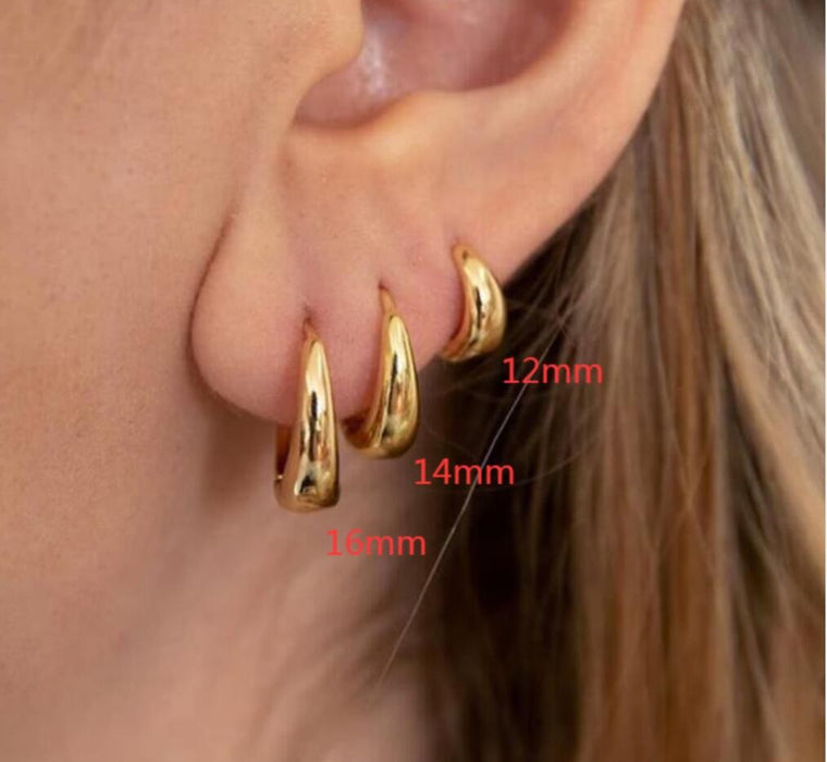 Wholesale Geometric square copper ear clip set