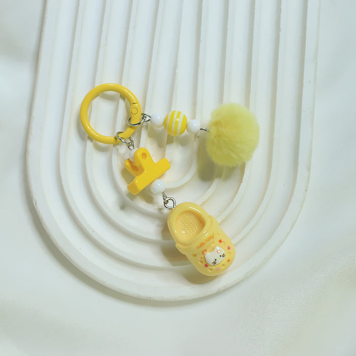 Wholesale Resin cat keychain mobile phone pendant cute jewelry pendant