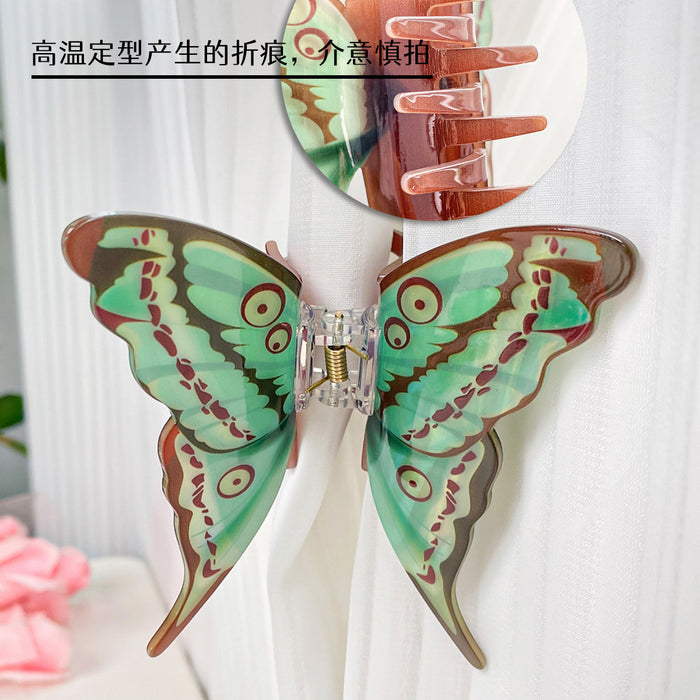 Wholesale Handmade Acrylic Butterfly Hair Clip Fashion Accessory