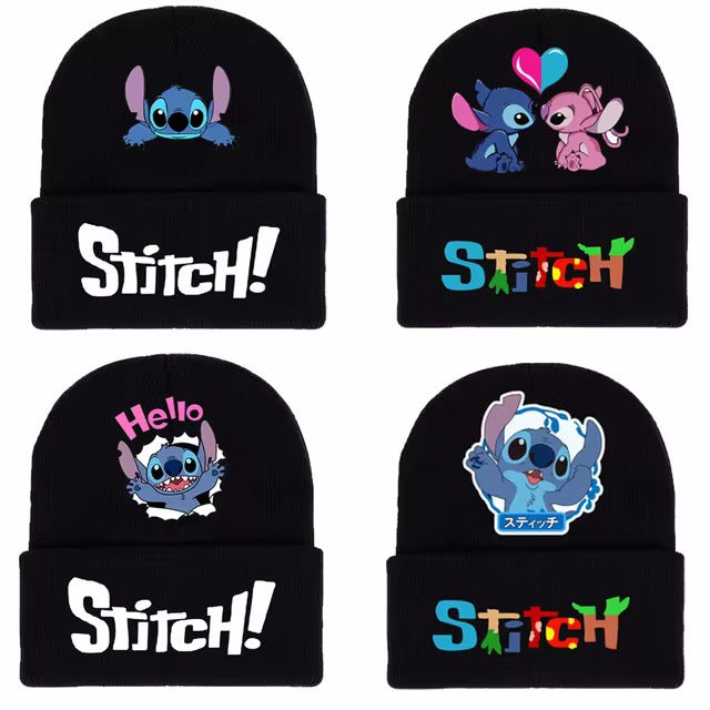 Wholesale Student Cartoon Print Knitted Hat Outdoor JDC-FH-JR001