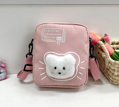 Wholesale Small square bag, nylon cloth bag, fashionable single shoulder crossbody bag, storage bag