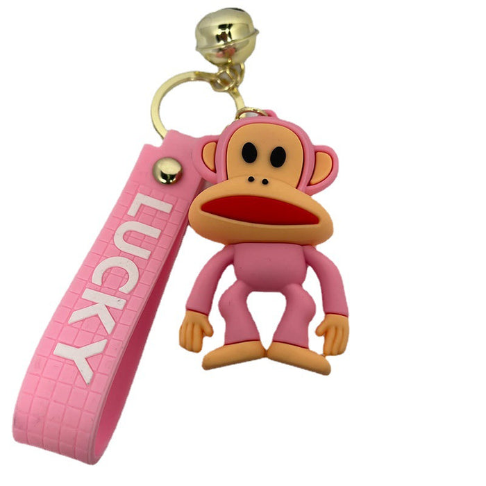 Wholesale PVC Cartoon Big Mouth Monkey Keychain JDC-KC-MiaoYi050