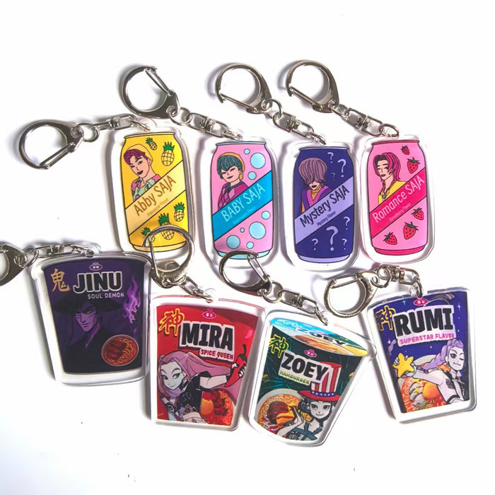Wholesale K-pop merchandise acrylic keychain pendant cute decoration for student backpacks