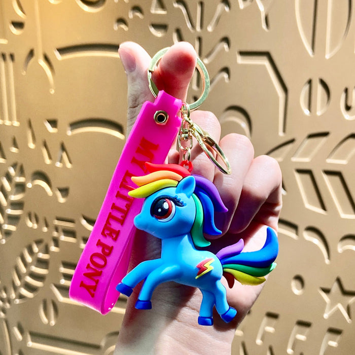 Wholesale Pony Polly Keychain Pendant Cartoon Doll Car Keychain Hanging Gifts
