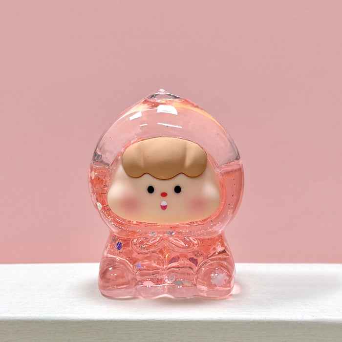 Wholesale Luminous Quicksand Fruit Girl Personalized Hand-made Desktop Ornaments Blind Box Blind Bag