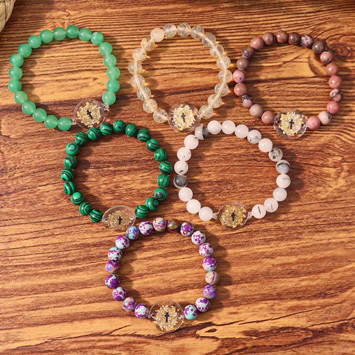 Wholesale Induction cross elastic stone bracelet niche crystal bracelet jewelry