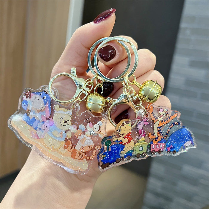 Wholesale 5 PCS Creative Cartoon Acrylic Keychains for Men and Women