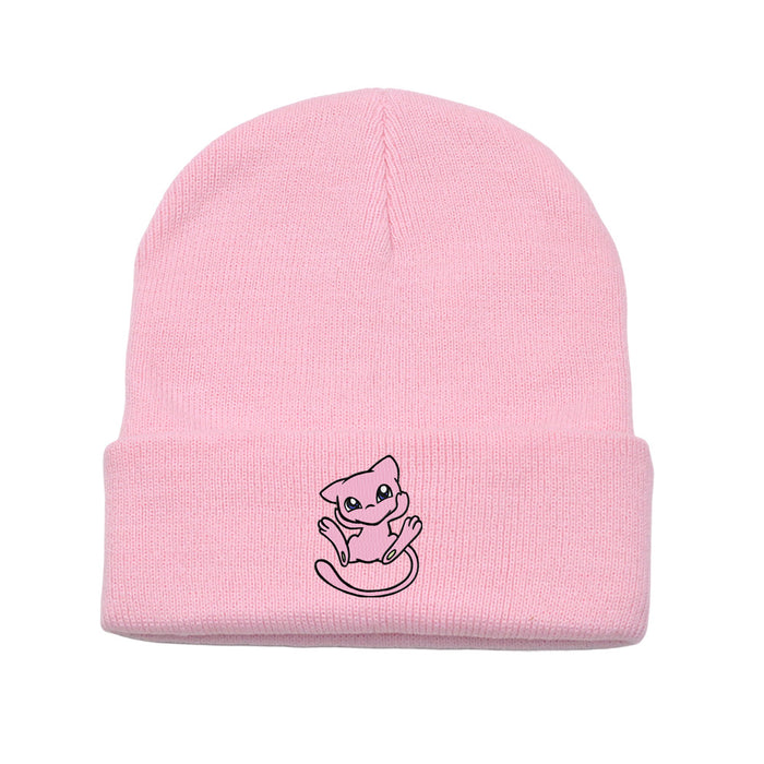 Wholesale Cartoon Embroidery Acrylic Wool Knitted Hat JDC-FH-HaiPu008