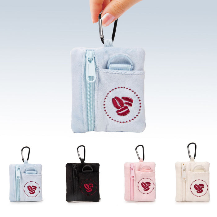 Wholesale Plush Storage Bag with Lanyard for Girls Mini Headphone Bag Coin Key Coin Purse