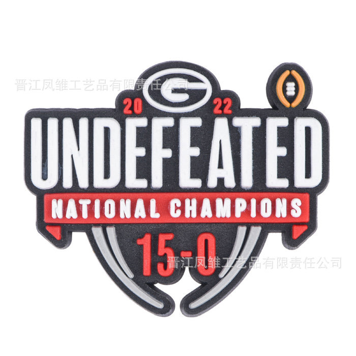 Wholesale 50pcs Rugby Series Shoes Charms detachable