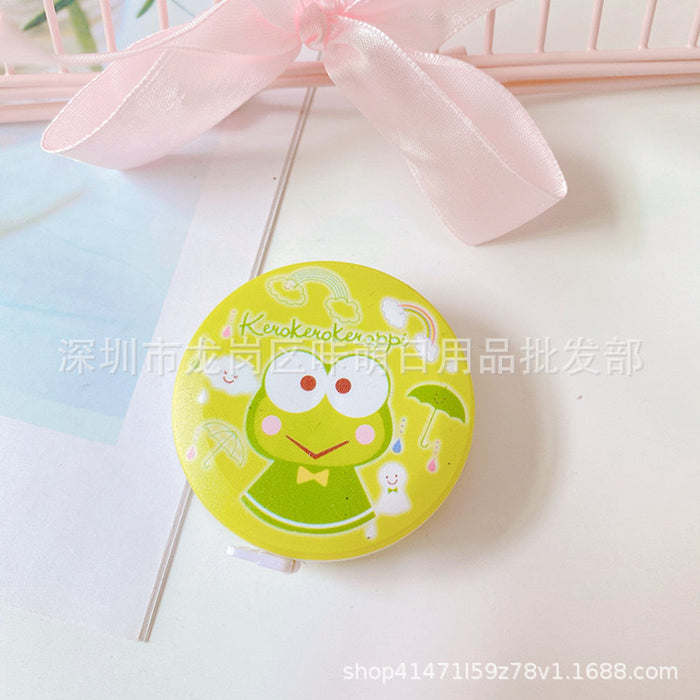 Wholesale Cute Girl Heart Measuring Ruler Tape Measure Portable Round Pull Ruler Automatic Telescopic Soft Ruler Measurements Ruler