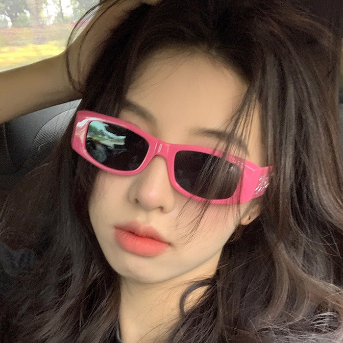 Wholesale Fashion sunglasses for men and women, European and American street photography, hip-hop style sunglasses, personalized glasses