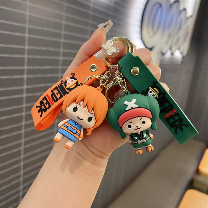 Wholesale Creative Cartoon Cute PVC Soft Keychain JDC-KC-JinB027