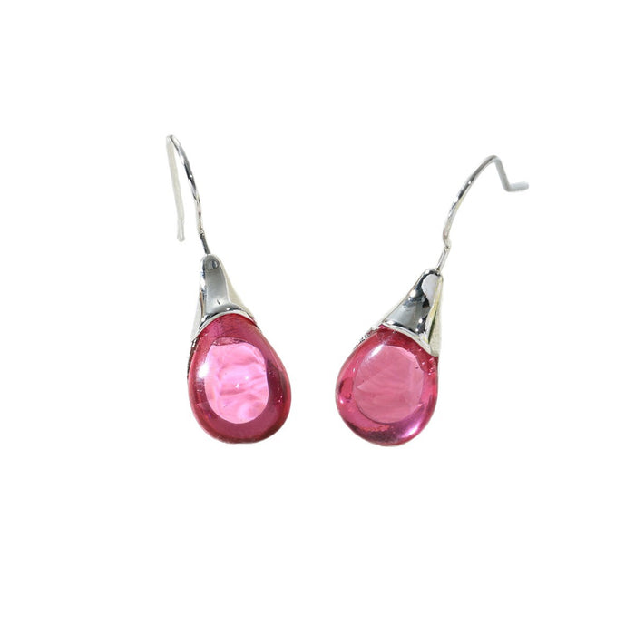 Wholesale Drop-shaped Inlaid Cat's Eye Earrings