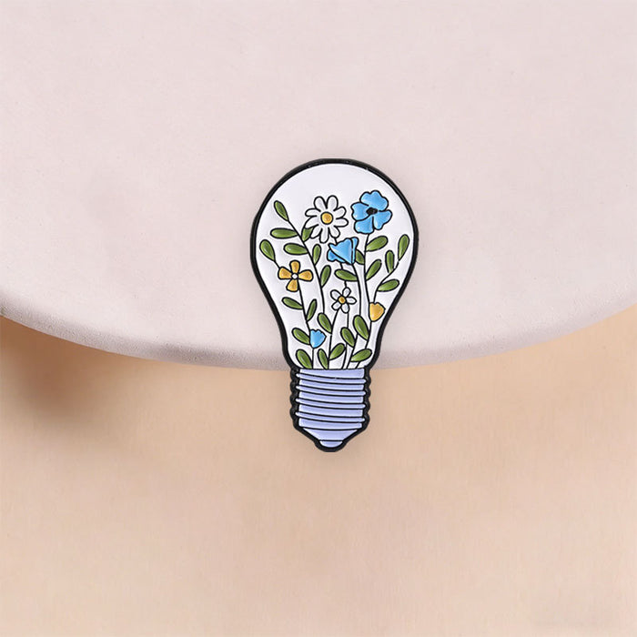 Wholesale Boutique Flower Brooch Zinc Alloy Fashion Pin For Backpack Bag And Clothing