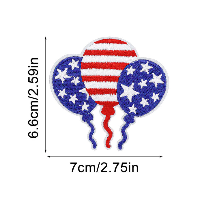 Wholesale Independence Day Embroidery DIY Patches