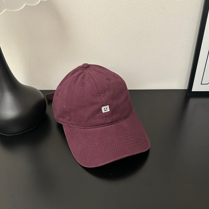 Wholesale Smiley face embroidered baseball cap