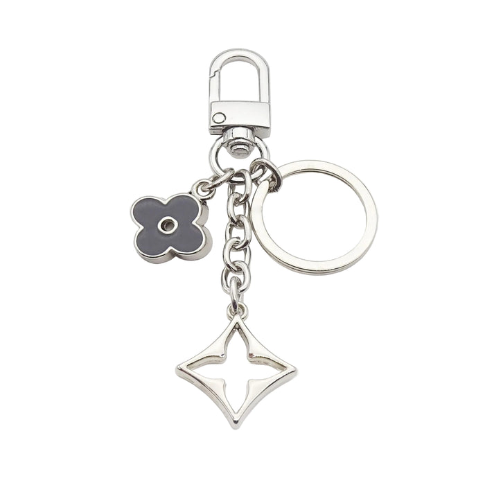 Wholesale Four-leaf clover bag charm metal keychain