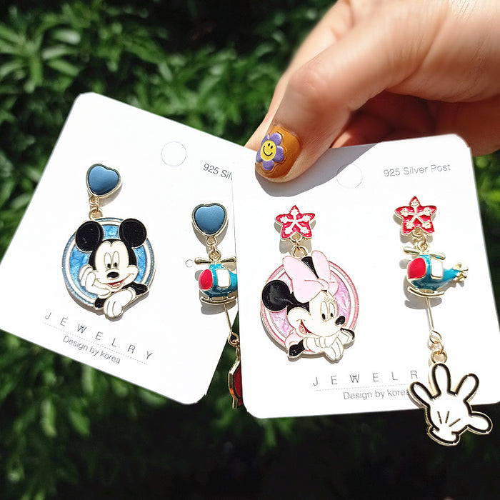 Wholesale Cartoon Alloy Cute Earrings JDC-ES-Xingj044